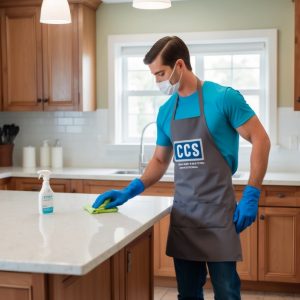 man-cleaning-a-kitchen-countertop